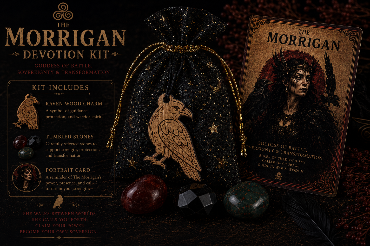 The Morrigan Essentials Devotion Kit