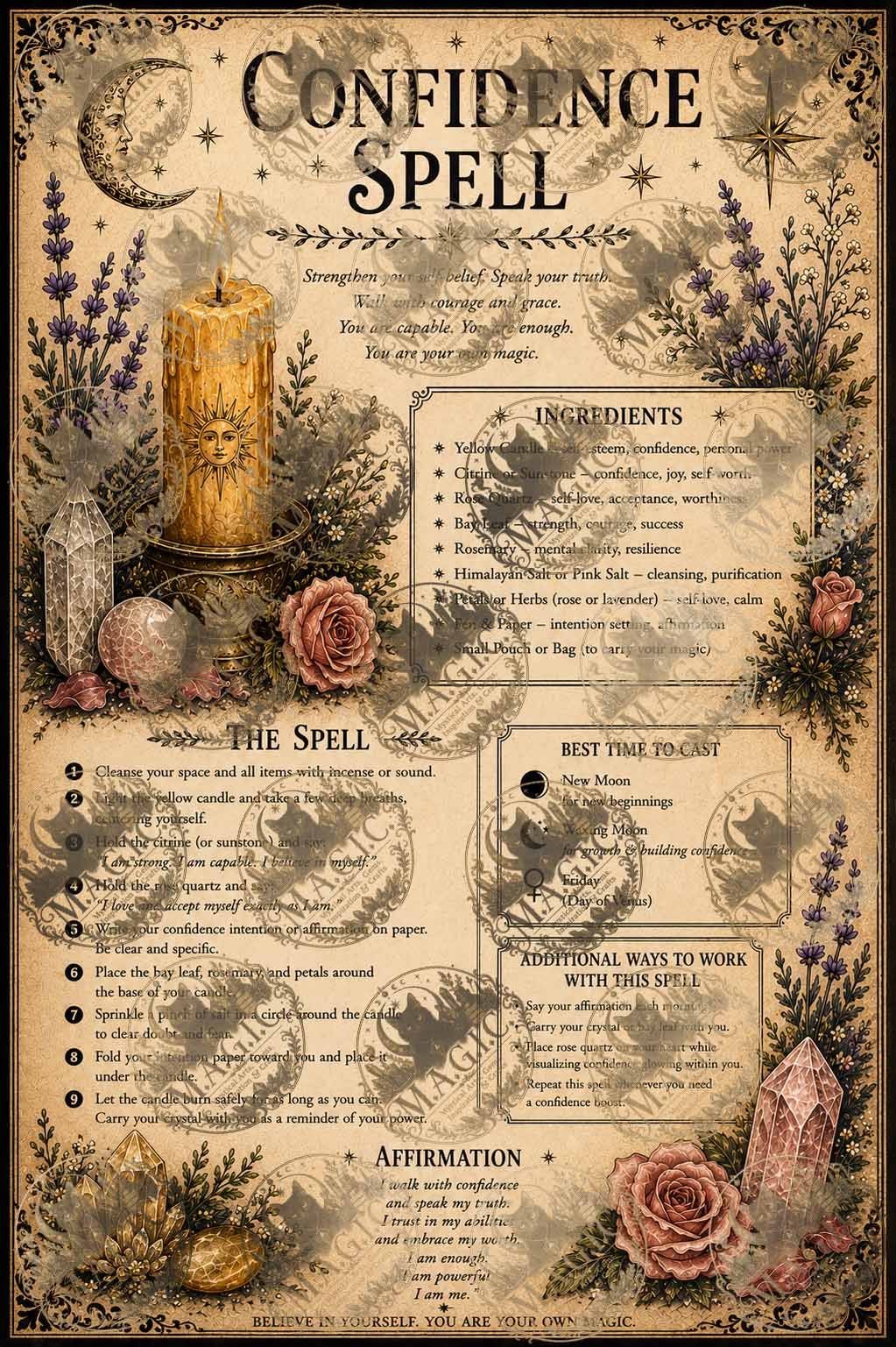 confidence spell