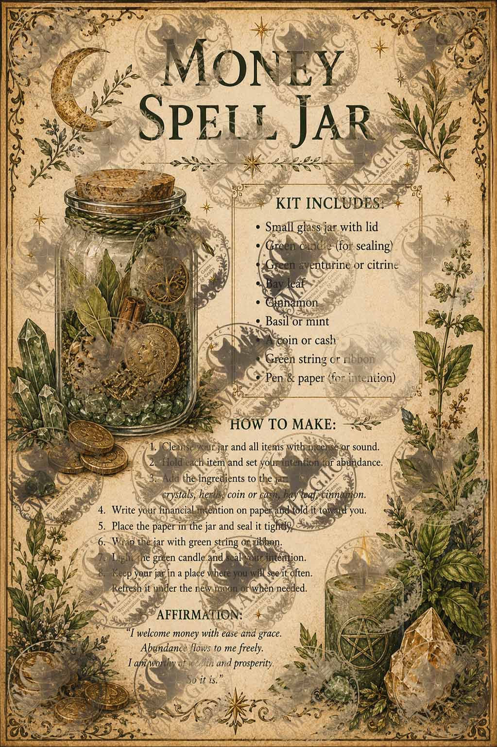 Money Spell Jar